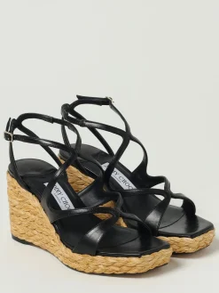 Sandalo con zeppa Ayla Jimmy Choo in pelle