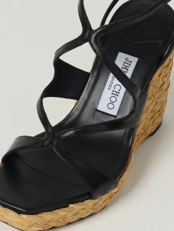 Sandalo con zeppa Ayla Jimmy Choo in nappa