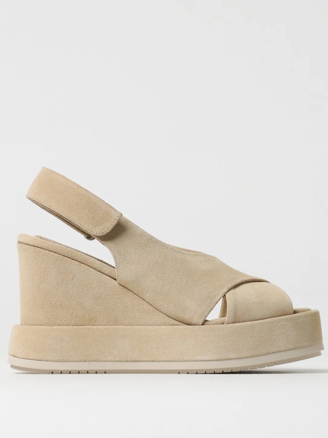 Sandalo con zeppa Cora Paloma Barcelò in camoscio