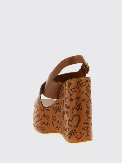 Sandalo con zeppa Maxime Chloé in pelle