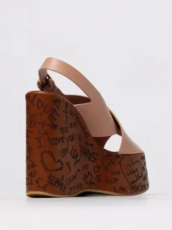 Sandalo con zeppa Maxime Chloé in pelle