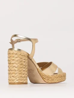 Sandalo Dayna Stuart Weitzman in pelle laminata