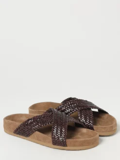 Sandalo Dragon Diffusion in pelle intrecciata