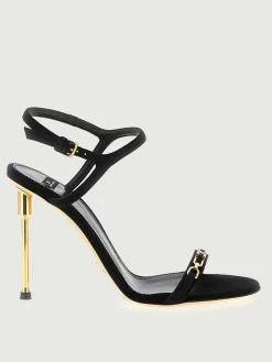 Sandalo Elisabetta Franchi in camoscio