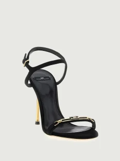 Sandalo Elisabetta Franchi in camoscio