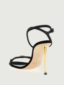 Sandalo Elisabetta Franchi in camoscio