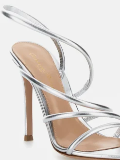 Sandalo Ettie Gianvito Rossi in nappa laminata