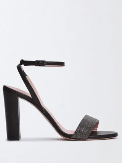 Sandalo Fabiana Filippi in nappa con monile