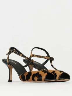 Sandalo Ferragamo in cavallino animalier