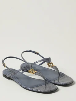 Sandalo FFold Fendi in pelle ayers