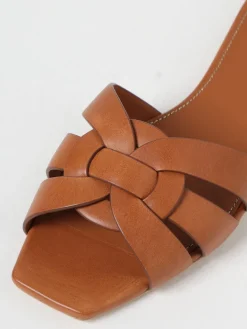 Sandalo flat Tribute in pelle Saint Laurent