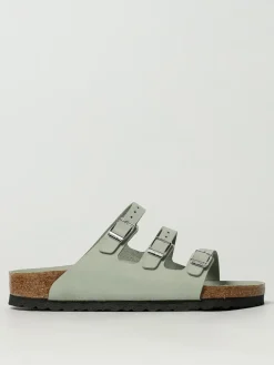Sandalo Florida Birkenstock in camoscio