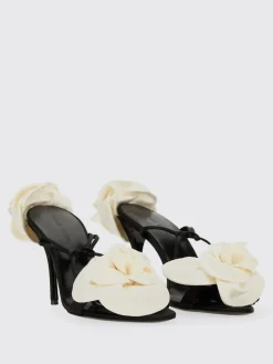 Sandalo Flower Magda Butrym in viscosa con applicazioni