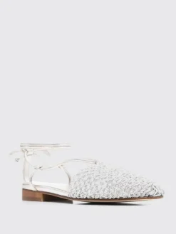 Sandalo Forana Hereu in pelle e mesh lurex