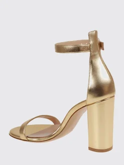 Sandalo Gaeta Gianvito Rossi in nappa laminata