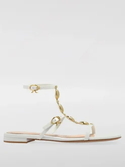 Sandalo Gianvito Rossi in nappa con applicazioni