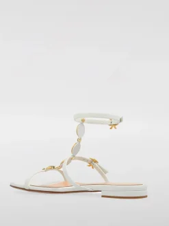 Sandalo Gianvito Rossi in nappa con applicazioni