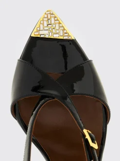 Sandalo Giuseppe Zanotti in vernice con dettaglio di strass