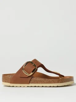 Sandalo Gizeh Big Buckle Birkenstock in pelle oliata