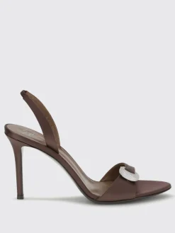 Sandalo Harissa Giuseppe Zanotti in raso con fibbia gioiello