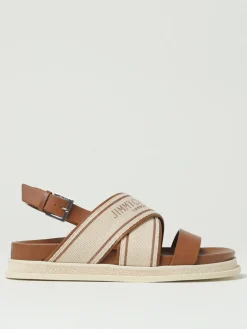 Sandalo Joa Jimmy Choo in pelle e canvas