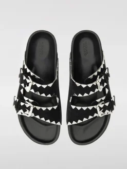 Sandalo Lennyo Isabel Marant in camoscio con borchie