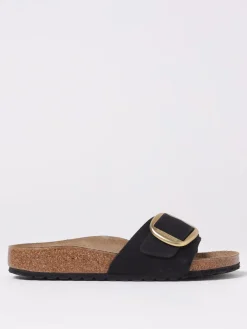 Sandalo Madrid Big Buckle Birkenstock in nabuk