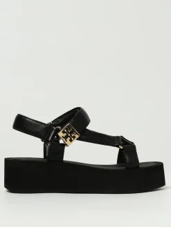 Sandalo Mellow Tory Burch in pelle con plateau
