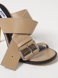 Sandalo Moschino Couture in pelle