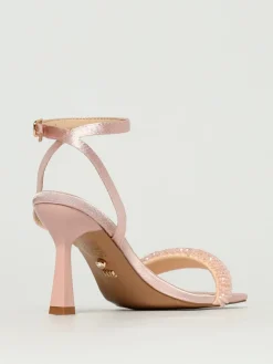 Sandalo Nassau Twenty Fourhaitch in raso con cristalli