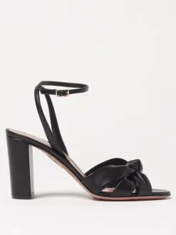 Sandalo Nina Aquazzura in nappa con nodo