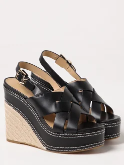 Sandalo Nora Michael Kors in pelle con zeppa