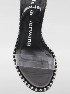 Sandalo Nova Alexander Wang in pvc e pelle con borchie