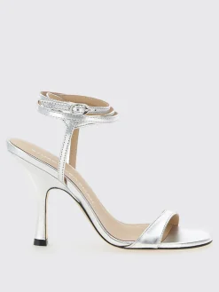 Sandalo Nudist Stuart Weitzman in pelle laminata