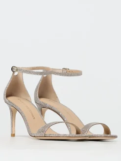 Sandalo Nudist Stuart Weitzman in tessuto lamè