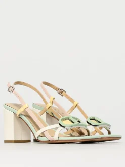 Sandalo Oval T Twinset in vernice