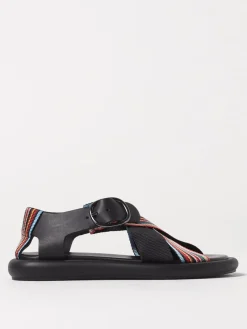 Sandalo Paul Smith in pelle e nylon multicolor