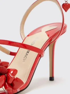 Sandalo Petit Coeur Mach&Mach in vernice con cuori di resina