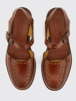 Sandalo Pica Hereu in pelle traforata