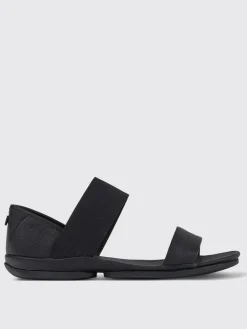 Sandalo Right Camper in pelle a grana