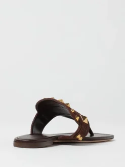 Sandalo Rockstud Valentino Garavani in camoscio