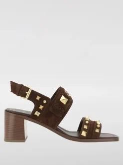 Sandalo Rockstud Valentino Garavani in camoscio