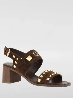 Sandalo Rockstud Valentino Garavani in camoscio