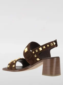 Sandalo Rockstud Valentino Garavani in camoscio