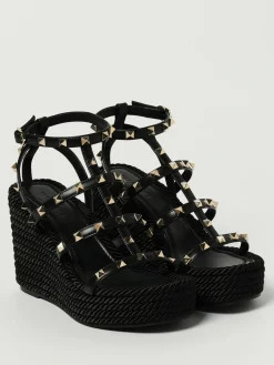 Sandalo Rockstud Valentino Garavani in pelle