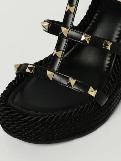 Sandalo Rockstud Valentino Garavani in pelle