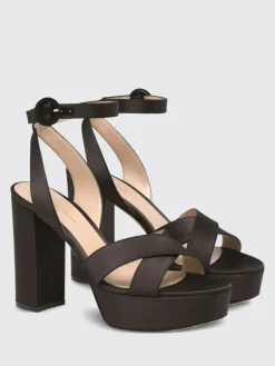 Sandalo Sabrina Gianvito Rossi in raso