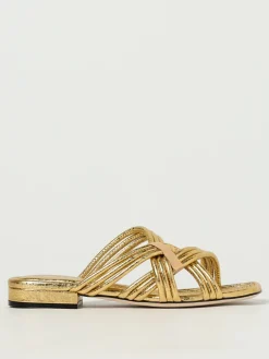 Sandalo Sergio Rossi in pelle laminata