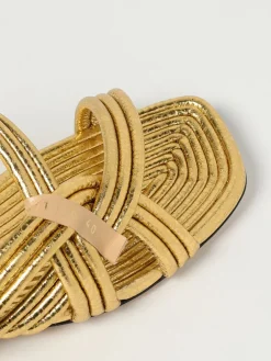 Sandalo Sergio Rossi in pelle laminata