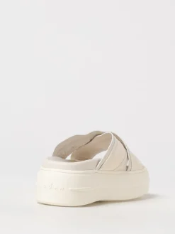 Sandalo Skyscraper Hogan in pelle e tessuto